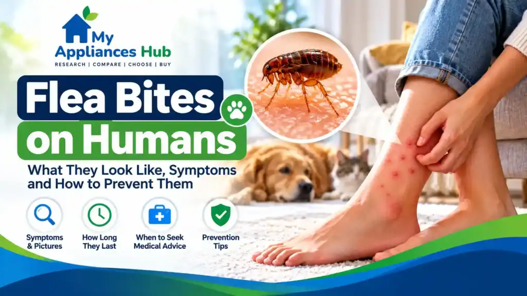 Flea Bites on Humans: Symptoms, Pictures & How Long They Last flea bites on humans symptoms prevention social banner
