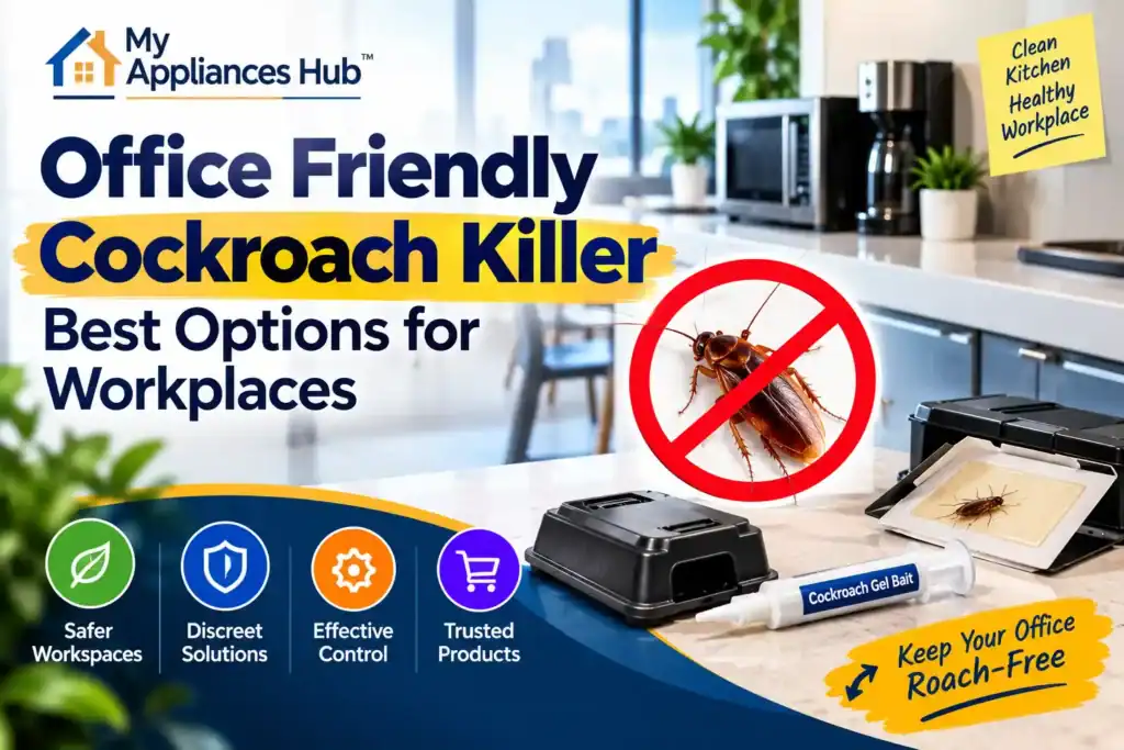 Office Friendly Cockroach Killer: Best Options for Workplaces Office friendly cockroach killer guide featuring workplace pest control products, bait stations, gel bait and glue traps.
